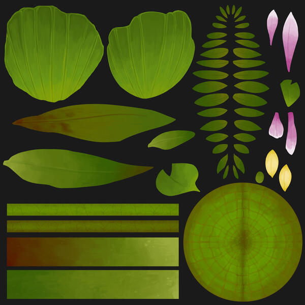 foliage sheet for a project! foliage sheet for a project!